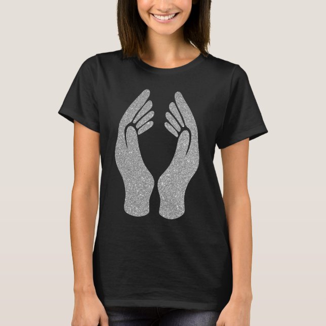 T-shirt Mains de diamant (Devant)