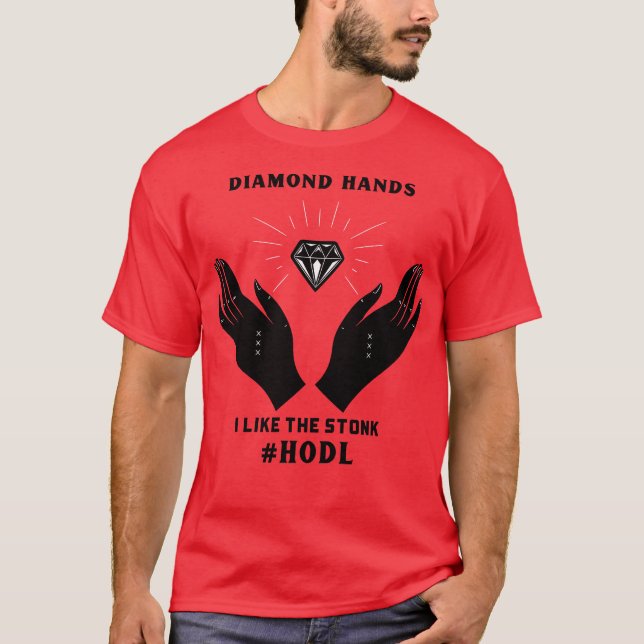T-shirt Mains de diamant 1 (Devant)