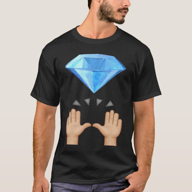 T-shirt Mains de diamant 2 (Devant)