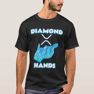 T-shirt Mains de diamant | Ripple XRP Crypto Crypto Crypto