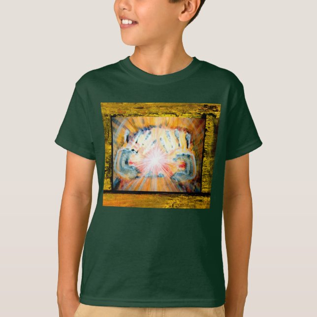 T-shirt Mains de guérison (Devant)