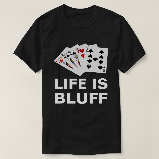 T-shirt Mains de poker - Une paire - King (Design devant)