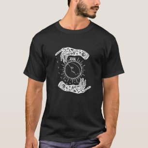 T-shirt Mains de Tarot Soleil Croissant de Lune Pluie Magi