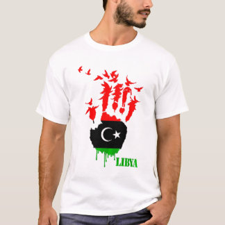 T-shirt Mains de vol de la Libye