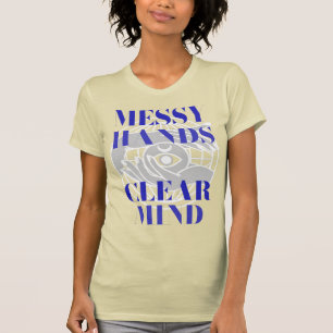 T-shirt Mains Désordonnées Esprit Clair Hobby Créatif Chao