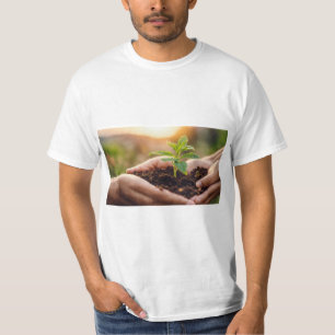 T-shirt "Mains d'espoir : nourrir la nature"