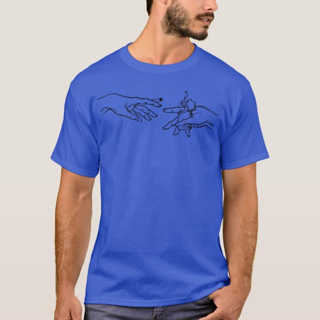 T-shirt Mains dessinant un cadeau (Devant)