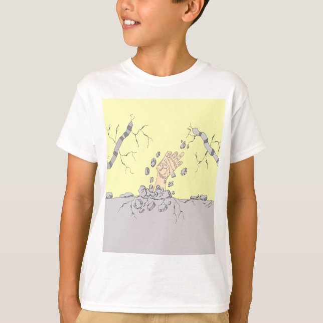 T-shirt Mains en attente d'aide (Devant)
