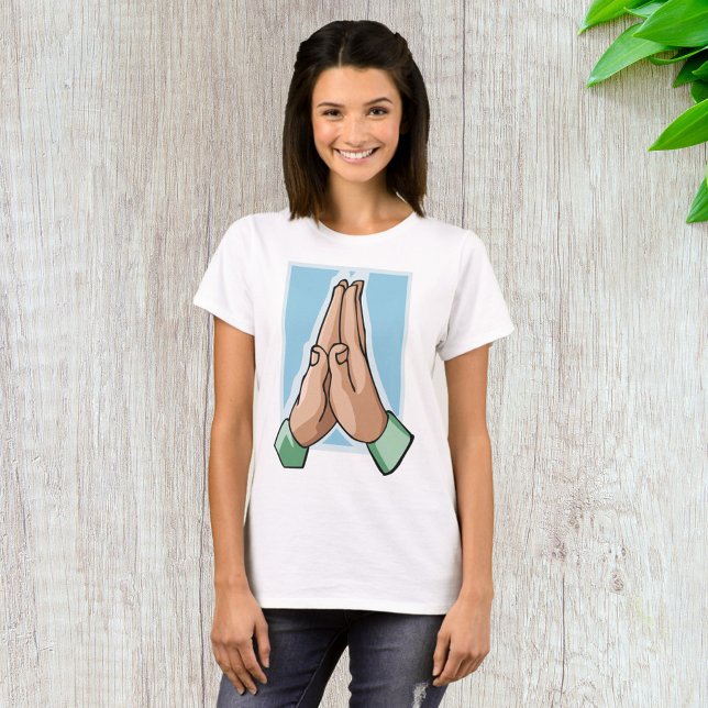T-shirt Mains En Prière (Créateur téléchargé)