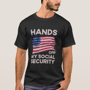 T-shirt Mains Loin de ma sécurité sociale Protestez Résist
