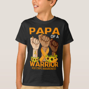 T-shirt Mains Papa d'un guerrier RSD RCPS Sensibilisation