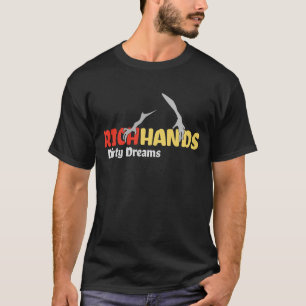 T-shirt Mains riches et rêves sales