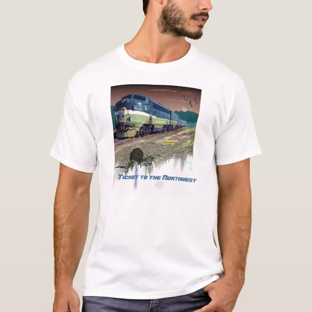 T-shirt Mainstreeter Pacifique du nord (Devant)