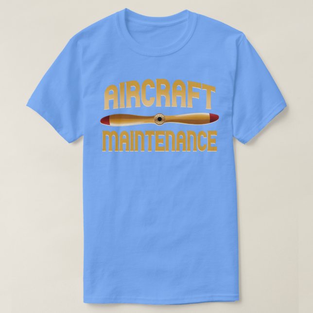 T-shirt Maintenance des aéronefs (Design devant)