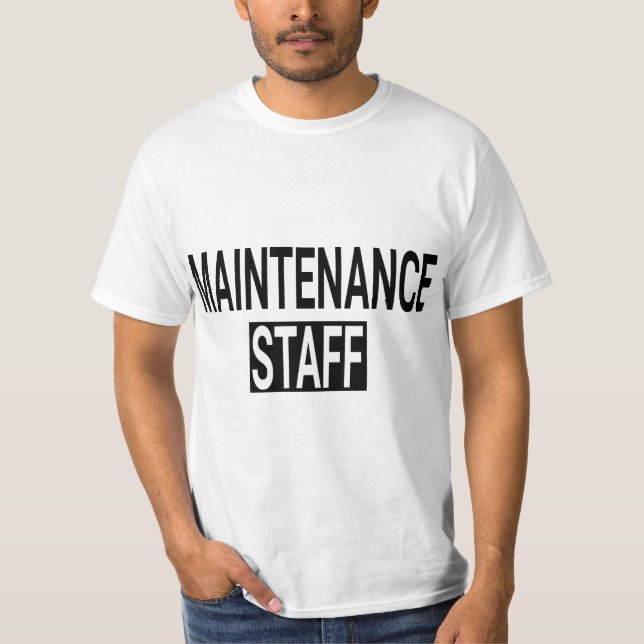 T-shirt Maintenance Staff & Handyman Uniform  (Devant)