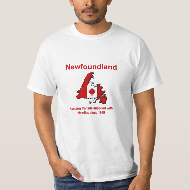 T-SHIRT MAINTENANT LE CANADA FOURNI AVEC NEWFIES DEPUIS (Devant)