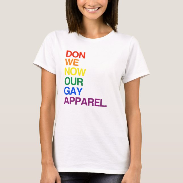 T-shirt MAINTENANT NOUS FAISONS NOTRE HOMOSEXUEL -.png (Devant)