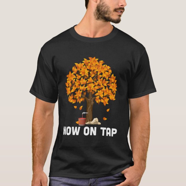T-shirt Maintenant Sur Le Robinet Maple Sirop Maker (Devant)