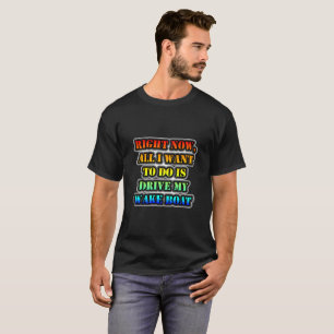 T-shirt Maintenant, Tout Ce Que Je Veux Faire Est De Condu