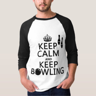 T-shirt Maintenez calme et continuez à rouler - toutes le