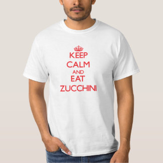 T-shirt Maintenez calme et mangez la courgette