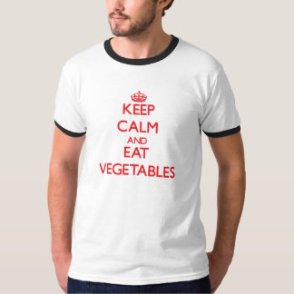 T-shirt Maintenez calme et mangez les légumes