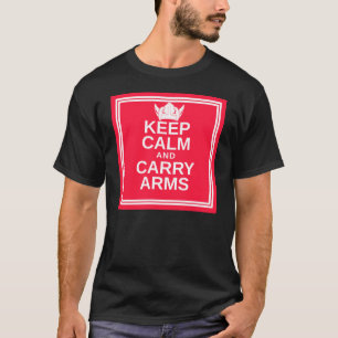 T-shirt Maintenez calme et portez la vitesse de Viking du