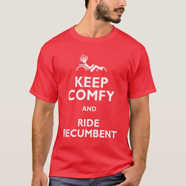 T-shirt Maintenez confortable et tour couchés (Devant)