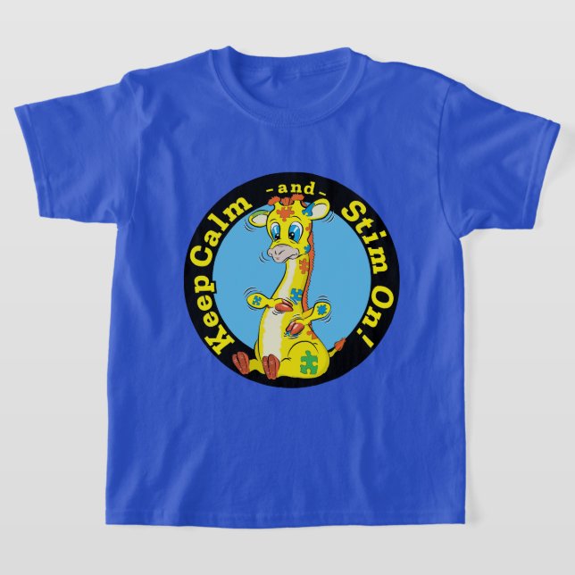 T-shirt Maintenez le calme et la stimulation (Poser)