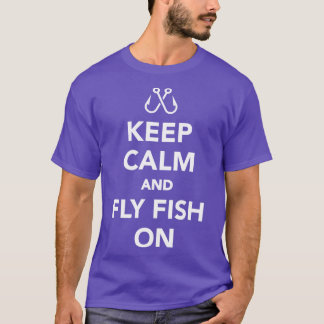 T-shirt Maintenez le calme et volez le poisson à la pêche