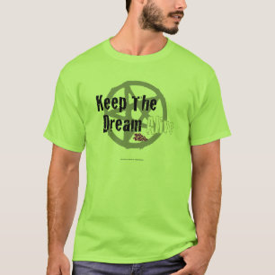 T-shirt Maintenez le rêve vivant sur le symbole de rats d