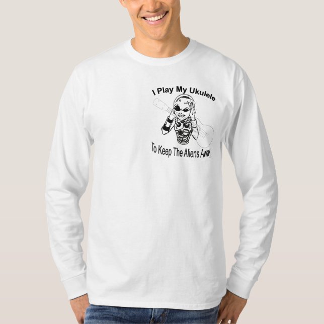 T-shirt Maintenez les aliens partis ! (Devant)