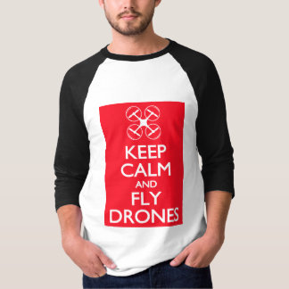 T-shirt Maintenez les bourdons calmes et de mouche