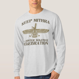 T-shirt Maintenez Mithra dans la célébration de solstice