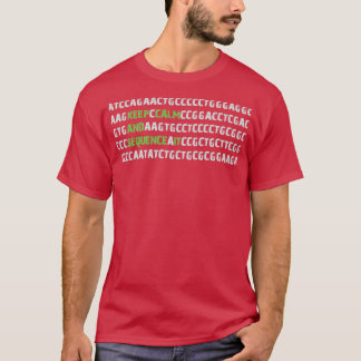 T-shirt Maintenir calme et séquence It Bioinformatique Gén