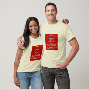 T-shirt maintenir calme soutien égalité