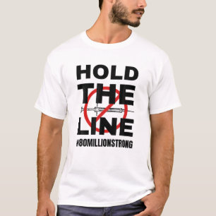 T-shirt Maintenir La Ligne Anti Vaccine Liberté Médicale V