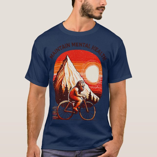 T-shirt Maintenir la santé mentale (Devant)