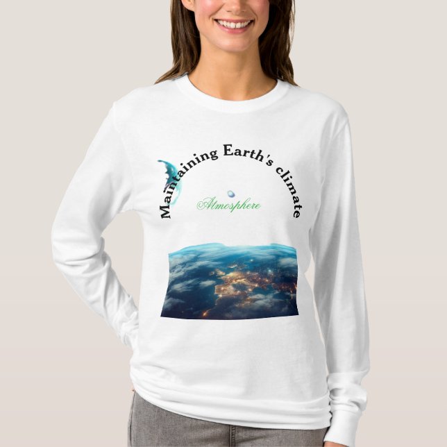 T-shirt maintenir le climat de la Terre (Devant)