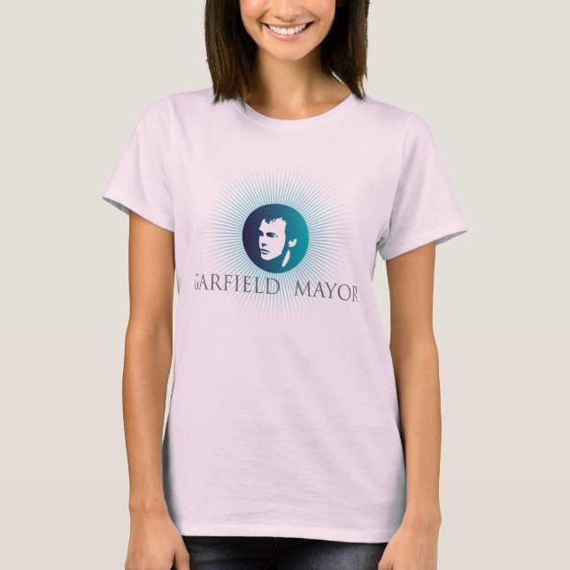 T-shirt Maire de Garfield "Arctic Sun" Blancs Dames ajusté (Devant)