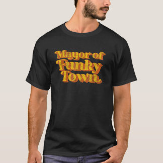 T-shirt Maire Rétro De Funky Town Funny Vintage 70 s Disco