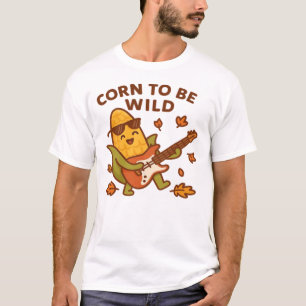 T-shirt Maïs à l'état sauvage � Rockin � Automne Épi de ma