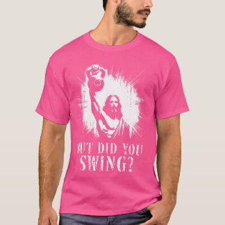T-shirt Mais Avez-Vous Chanté Drôle Jésus Kettlebell Weigh