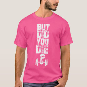 T-shirt Mais Avez-Vous Mort Muscle Fitness Gym Sport Barbe