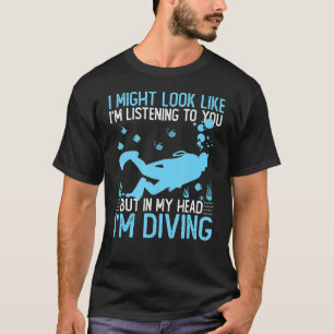 T-shirt Mais dans ma tête, je plonge sous-marine Snorkelin