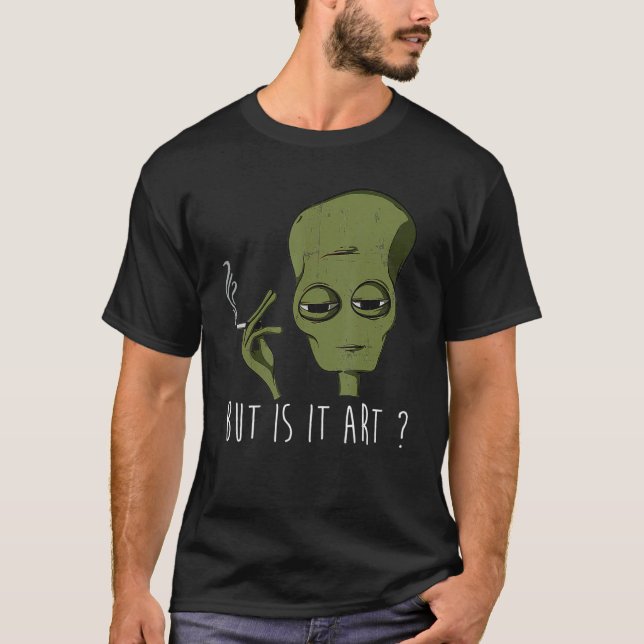 T-shirt Mais Est-Il Alien Fumer Alien 2 (Devant)