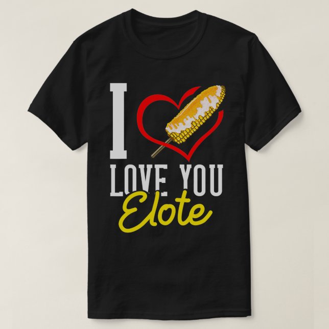 T-shirt Maïs grillé Mexicain Rue Corn (Design devant)