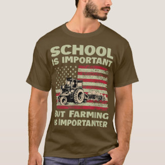 T-shirt Mais l'agriculture est important agriculteur Tract
