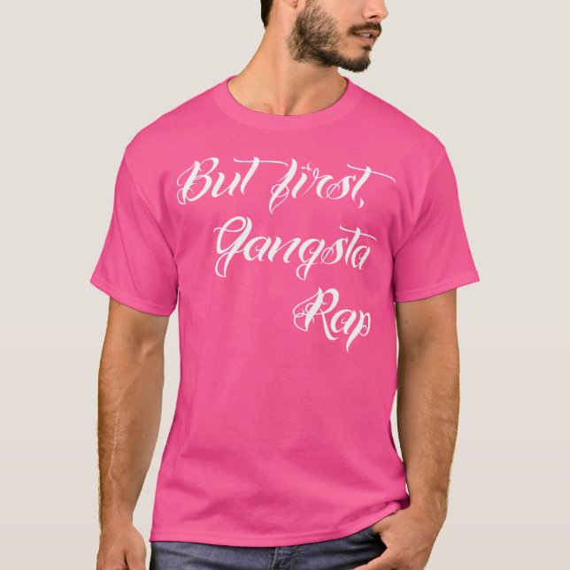 T-shirt Mais Le Premier Script De Tatouage D'Hoodrat Gangs (Devant)