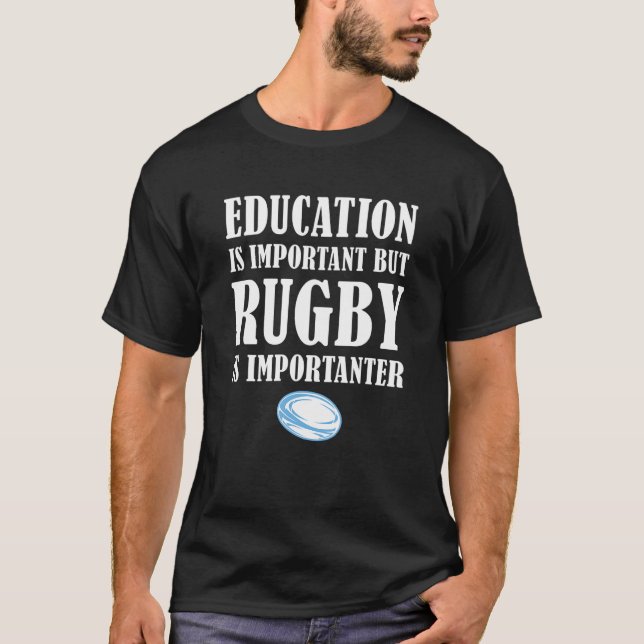 T-shirt Mais Le Rugby Est Important Le Rugby Fidji (Devant)